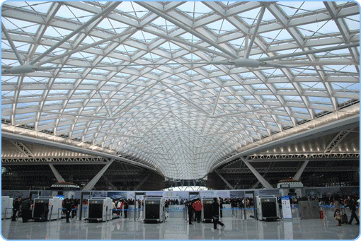 Der neue Südbahnhof in Guangzhou